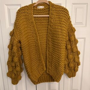 Chunky Knit Mustard Sweater